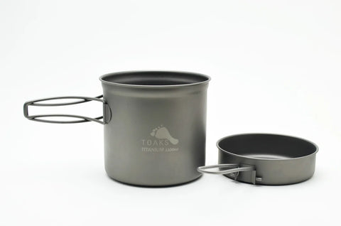 Titanium 1100ml Pot + Pan