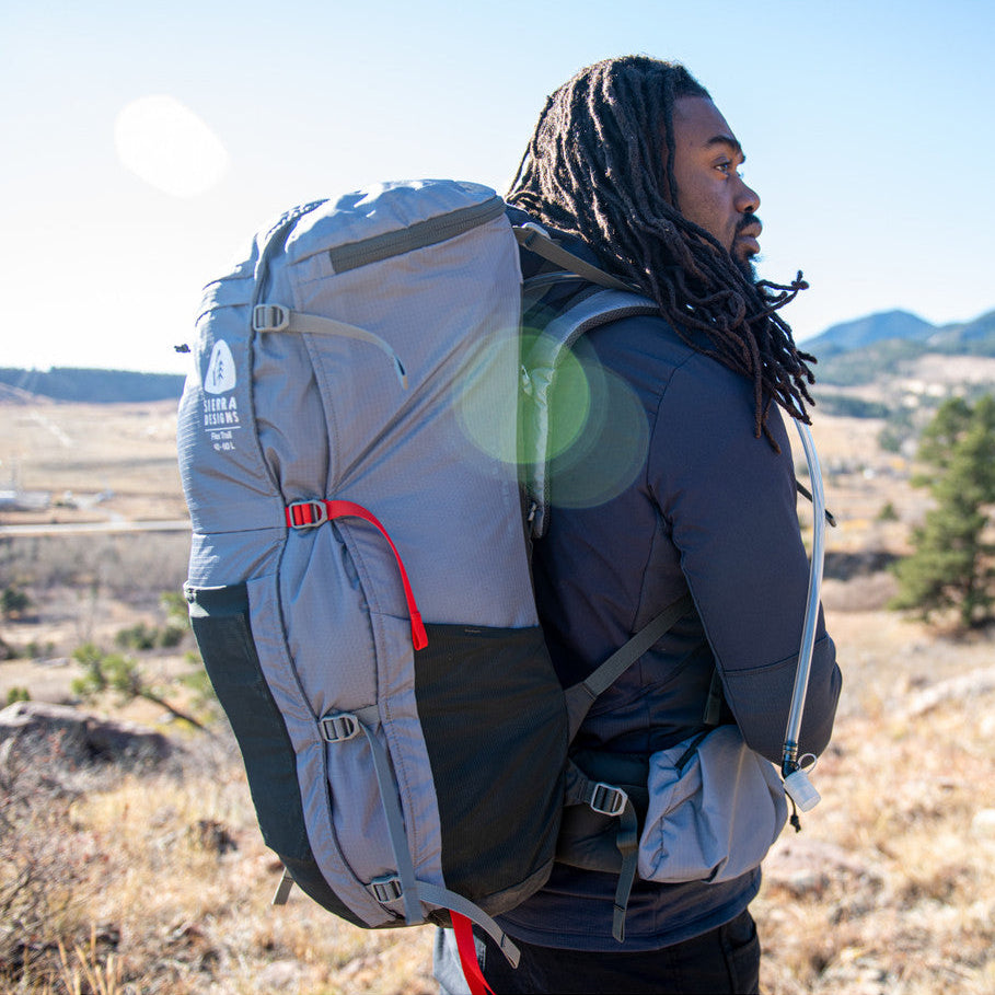 Sierra Designs Flex Trail 40-60L backpack for wild camping