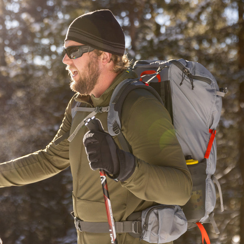 Sierra Designs Flex Trail 40-60L backpack in Wild Dove/Peat