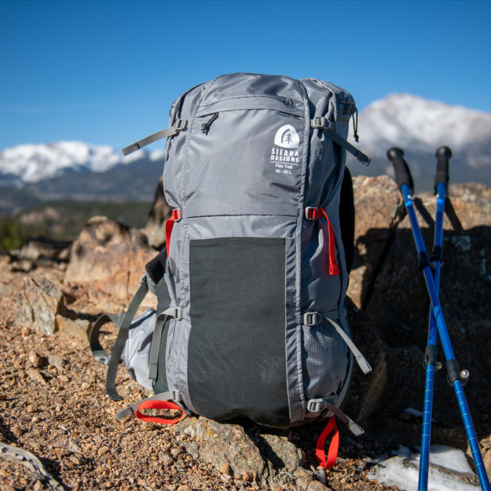 Sierra Designs Flex Trail backpack hire for backpacking trips