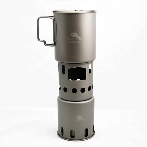 Titanium Backpacking Wood Burning Stove