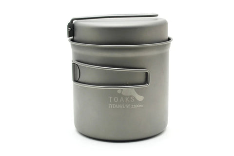 Titanium 1100ml Pot + Pan